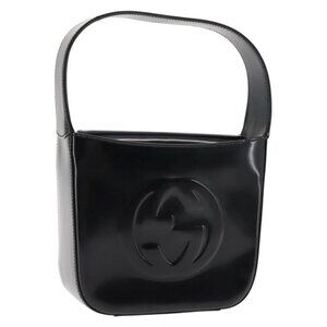 Authentic GUCCI Soho Shoulder Bag Enamel Black 007 2023 0249